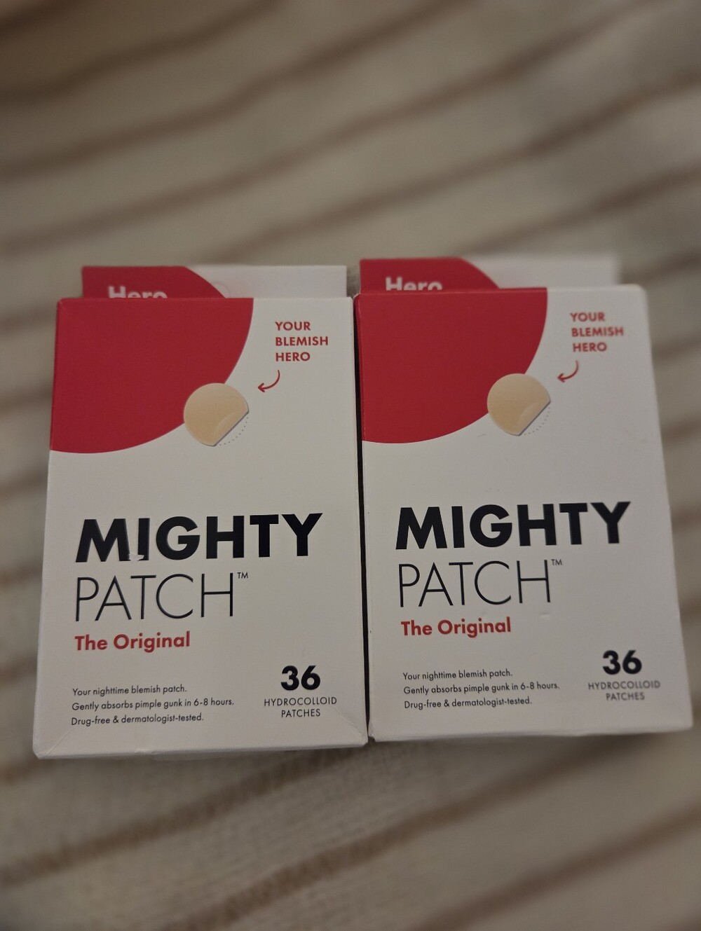 2 Pc Mighty Patch Acne Pimple Patches NEW (36ct x 2 Packs)